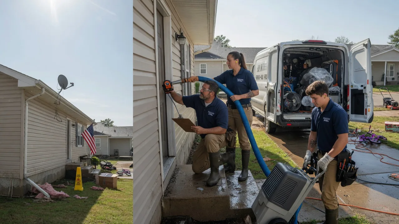Ceiling Water Damage Restoration in Beason, IL near me